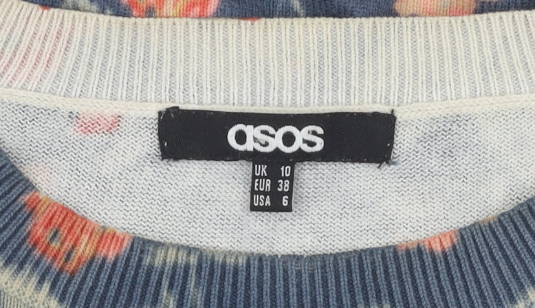ASOS Women’s Multicoloured Floral Pullover Jumper