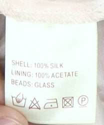 Phase Eight Women's Beige A-Line Floral Silk Skirt