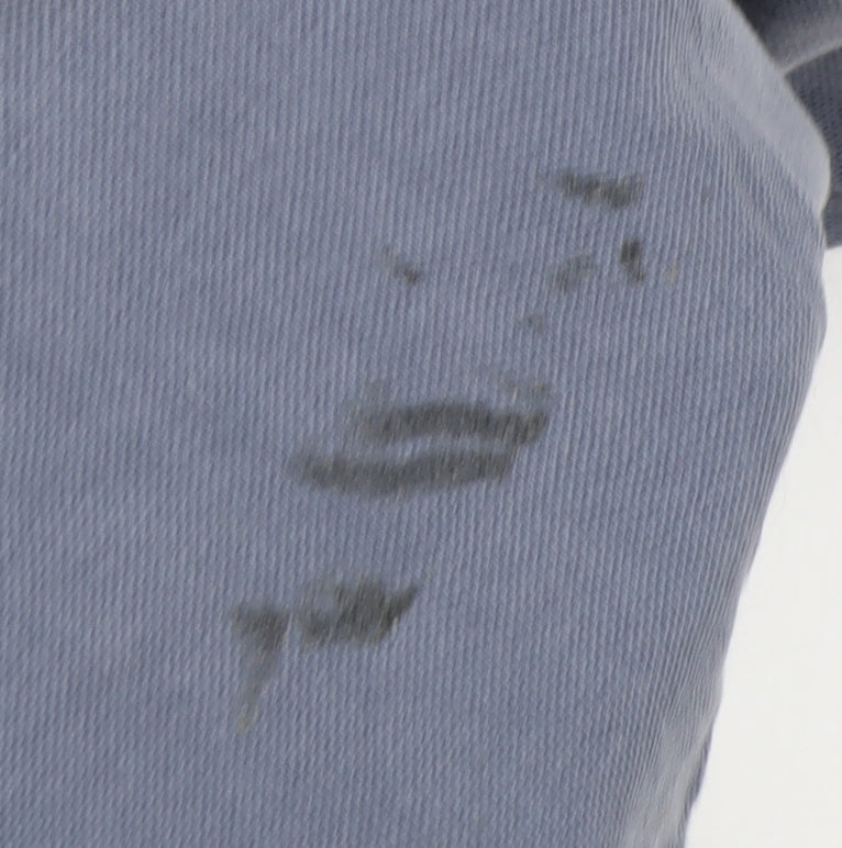 Quba Men's Blue Nautical Polo Shirt, Regular Fit, Size 4