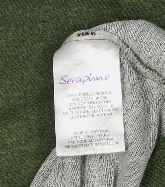 Seraphine Women's Green XS Knit Sweatshirt