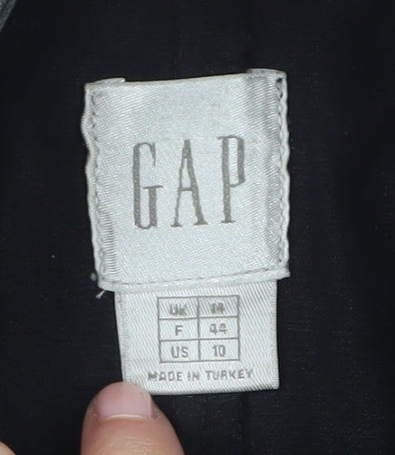 Gap Women's Black Cotton Pea Coat Size 14