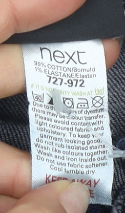 Next Women's Blue Denim Pencil Skirt, Size 14