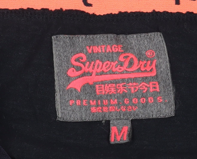 Superdry Women's Black Lace Pencil Skirt, Size M