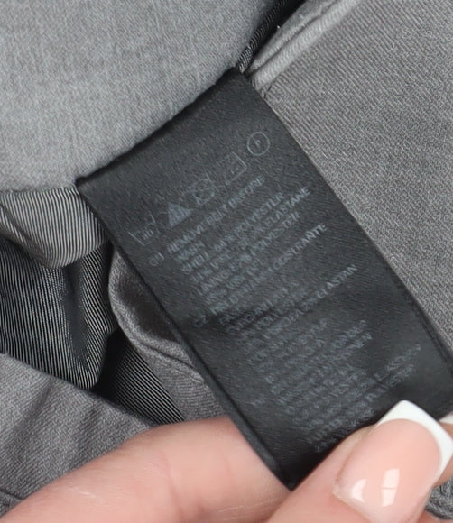 H&M Women's Grey Pencil Skirt, Size 10, Knee Length