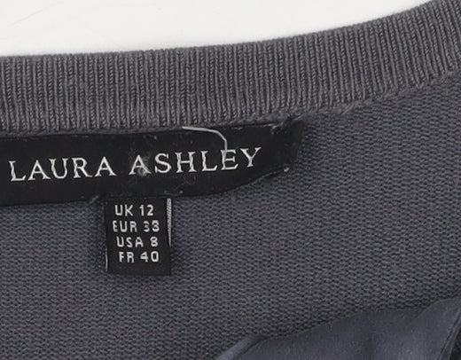 Laura Ashley Women's Grey Cardigan Size 12