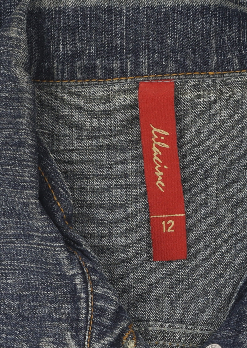 Lilac Women's Blue Denim Jacket Size 12 Casual