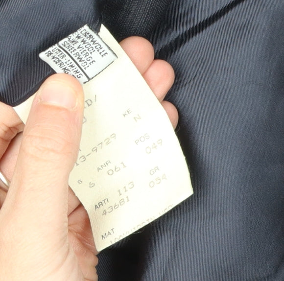 Hugo Boss Men's Black Double-Breasted Blazer 44R