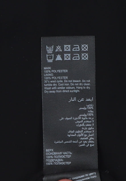 Mint Velvet Women's Black Geometric Camisole Blouse Size 8