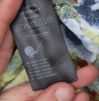 Monki Women's Multicoloured Floral Blouse - Size M