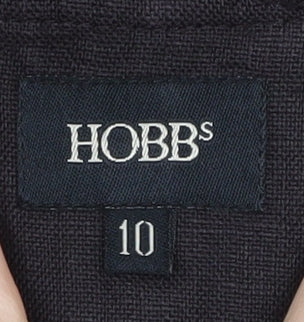 Hobbs Women's Black Cargo Midi Skirt Size 10