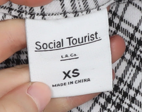 Social Tourist Women's XS Multicoloured Mini Skirt