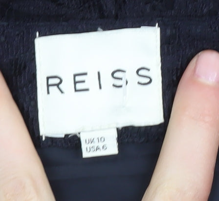 Reiss Women’s Black Lace Pencil Skirt Size 10