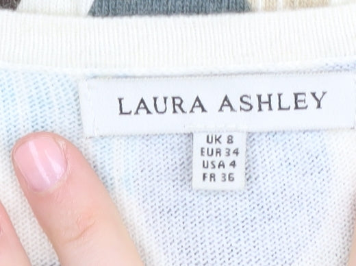 Laura Ashley Women's Multicoloured Cardigan Size 8