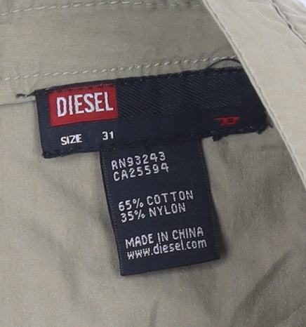 Diesel Women's Beige Cargo Skirt Size 12