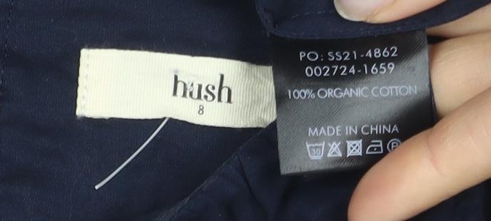 Naish Women's Blue Long Sleeve Top in Size 8