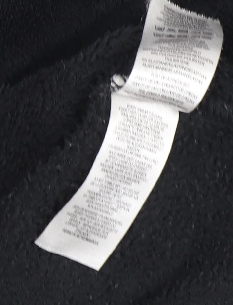 Super Mario Boys Black L Pyjama Top Velour Long Sleeve Gaming