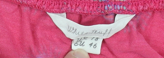 White Stuff Pink Floral Blouse Women Size 18