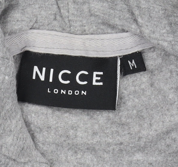 Nicce London Men's Grey Pullover Hoodie Medium