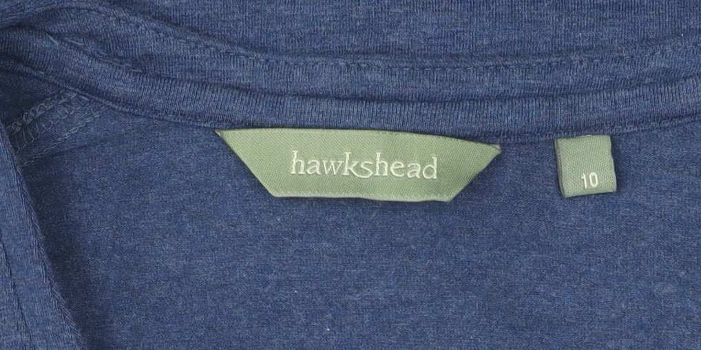 Hawkshead Women's Blue V-Neck Cardigan Size 10
