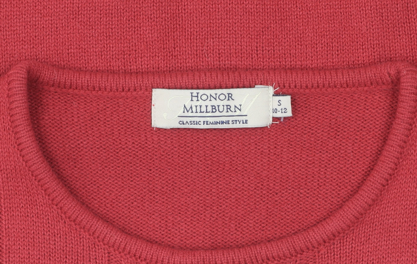 Honor Millburn Women's Red Pullover Jumper, Size 10
