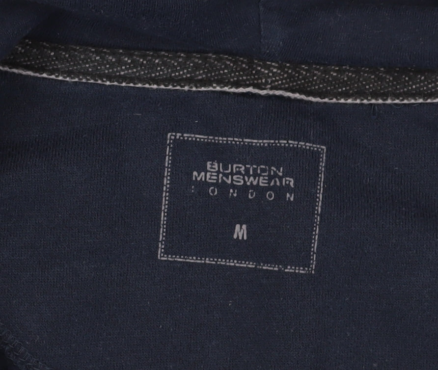 Burton Men's Blue Medium Full Zip Hoodie