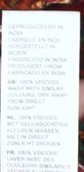 Fat Face Women's Red Sleeveless Paisley Blouse UK 8