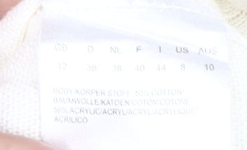 Joe Browns Ivory Women's Cardigan Size 12 V-Neck