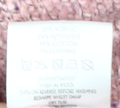 Oliver Bonas Women's Pink Roll Neck Jumper Size 10