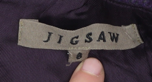 Jigsaw Women's Purple Pencil Skirt Size 8