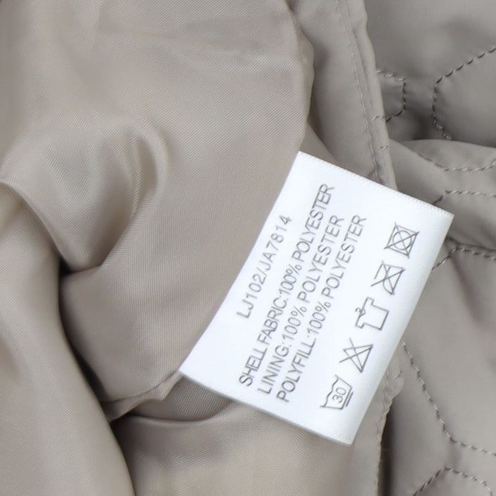Jane Austin Women's Beige Quilted Jacket Size 12