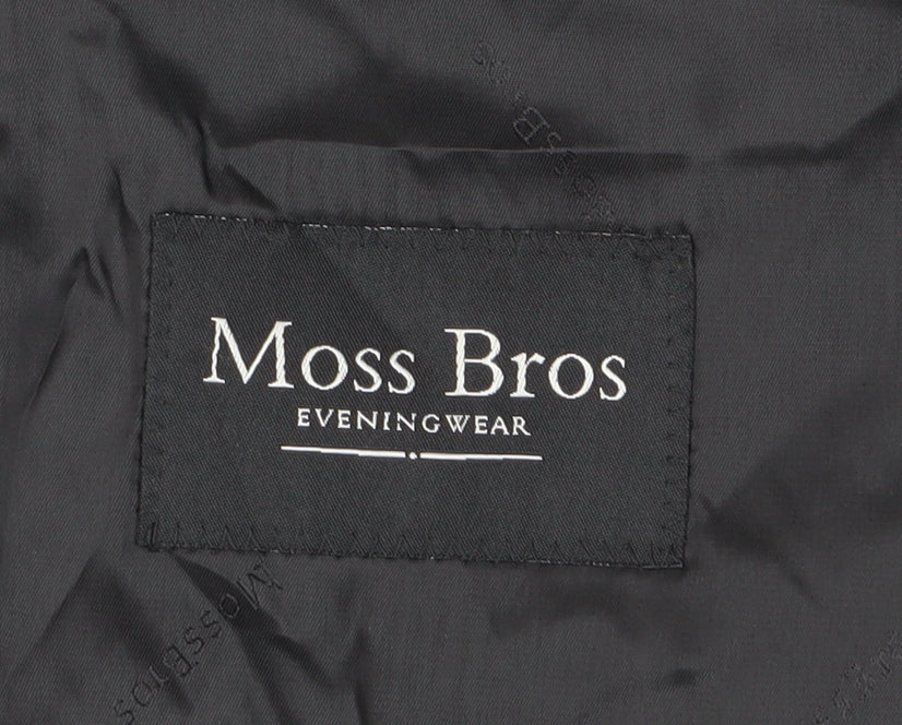 Moss Bros Men's Black Tuxedo Jacket 44R Formal