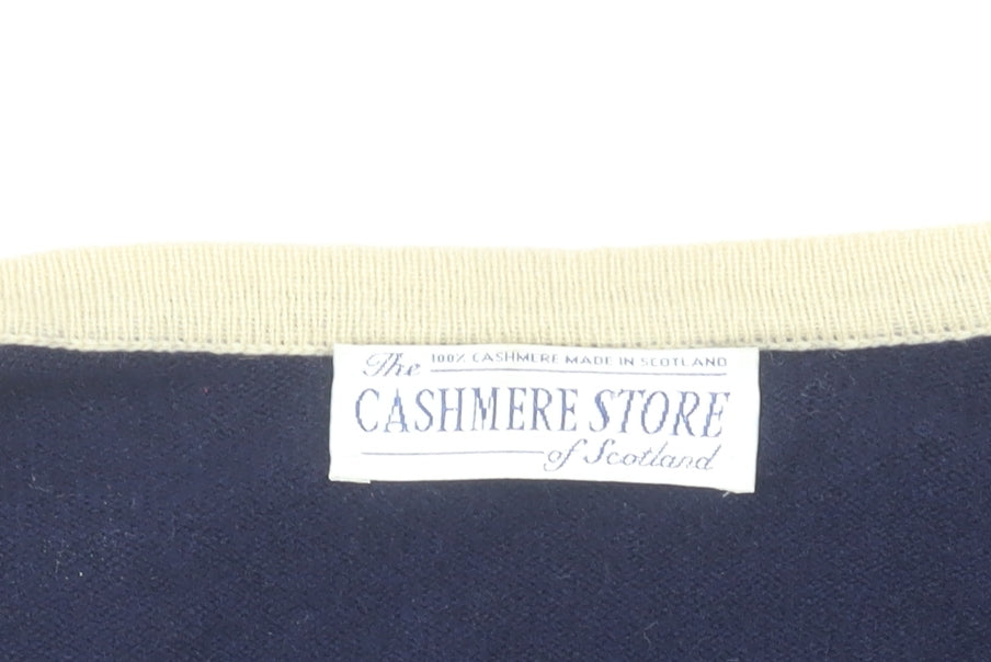 The Cashmere Store Women's Blue Cardigan Size 10