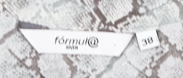 fórmul@ joven Women's Multicoloured Snake Print Blouse Size 10