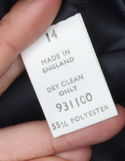 Viyella Women's Black Pencil Skirt, Size 14