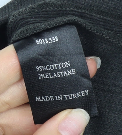 Ken Women's Black Corduroy Pencil Skirt Size 10