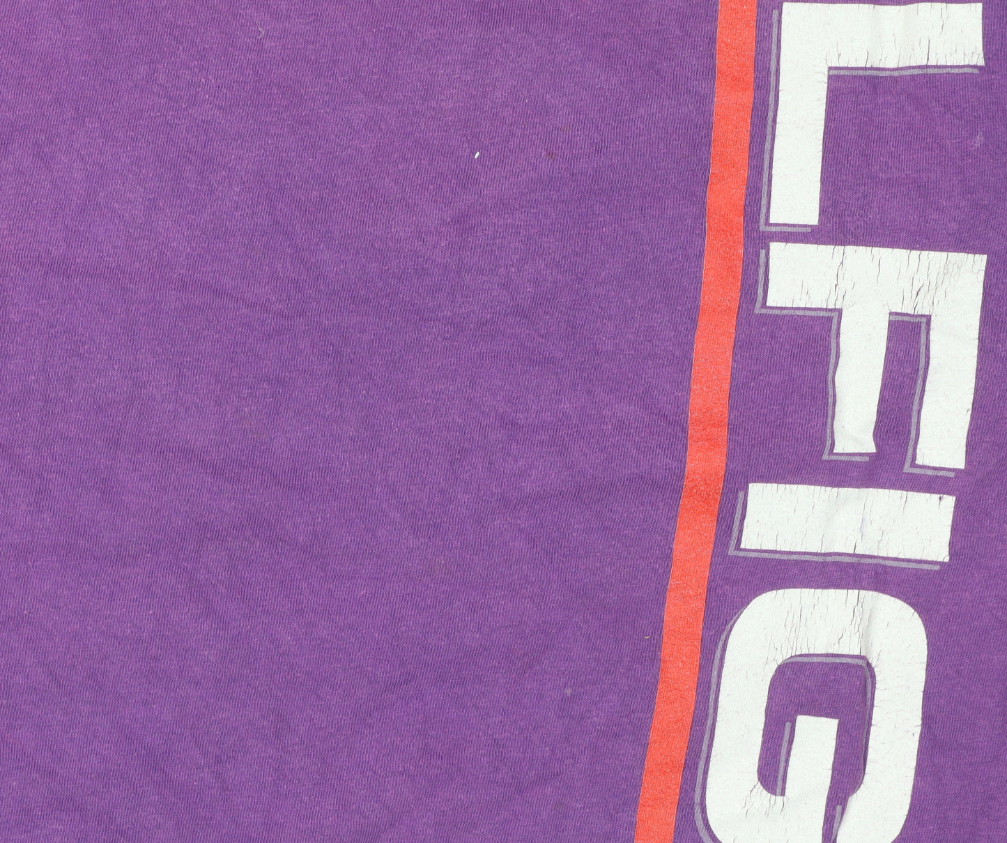 Tommy Hilfiger Men's Purple Logo T-Shirt, Size L, Cotton