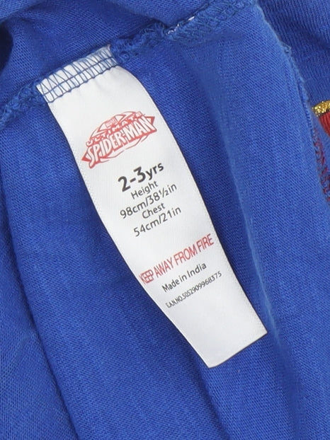 Marvel Boys Blue Spider-Man Long Sleeve T-Shirt 2-3 Years