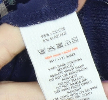 White Stuff Women's Multicoloured A-Line Skirt, Size 10