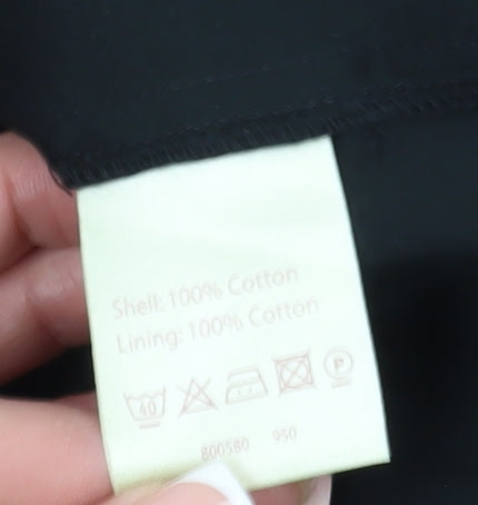 Phase Eight Women's Black Polka Dot A-Line Skirt Size 14