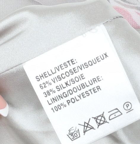 Jacques Vert Women's Floral Midi Skirt - Size 12, A-Line, Multicoloured