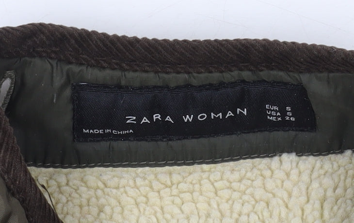 Zara Woman Green Waistcoat, S for Women - Autumn Style