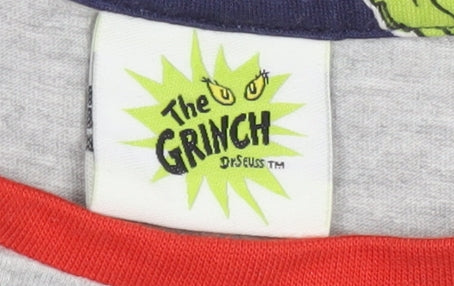 Dr Seuss Boys Multicoloured The Grinch Pyjama Set 11-12 Years