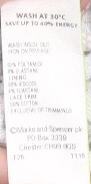 Marks and Spencer Ivory Lace Blouse, UK 10, 3/4 Sleeve