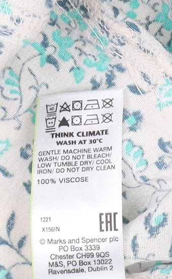 Marks and Spencer Women’s Floral Midi Peasant Skirt, Size 14