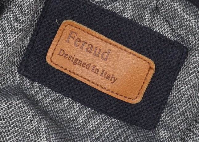 Feraud Men's Black Blazer Size 40 Classic Style