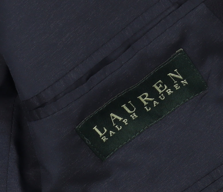 Lauren Ralph Lauren Men's Blue Blazer, Regular Fit, Size 40R