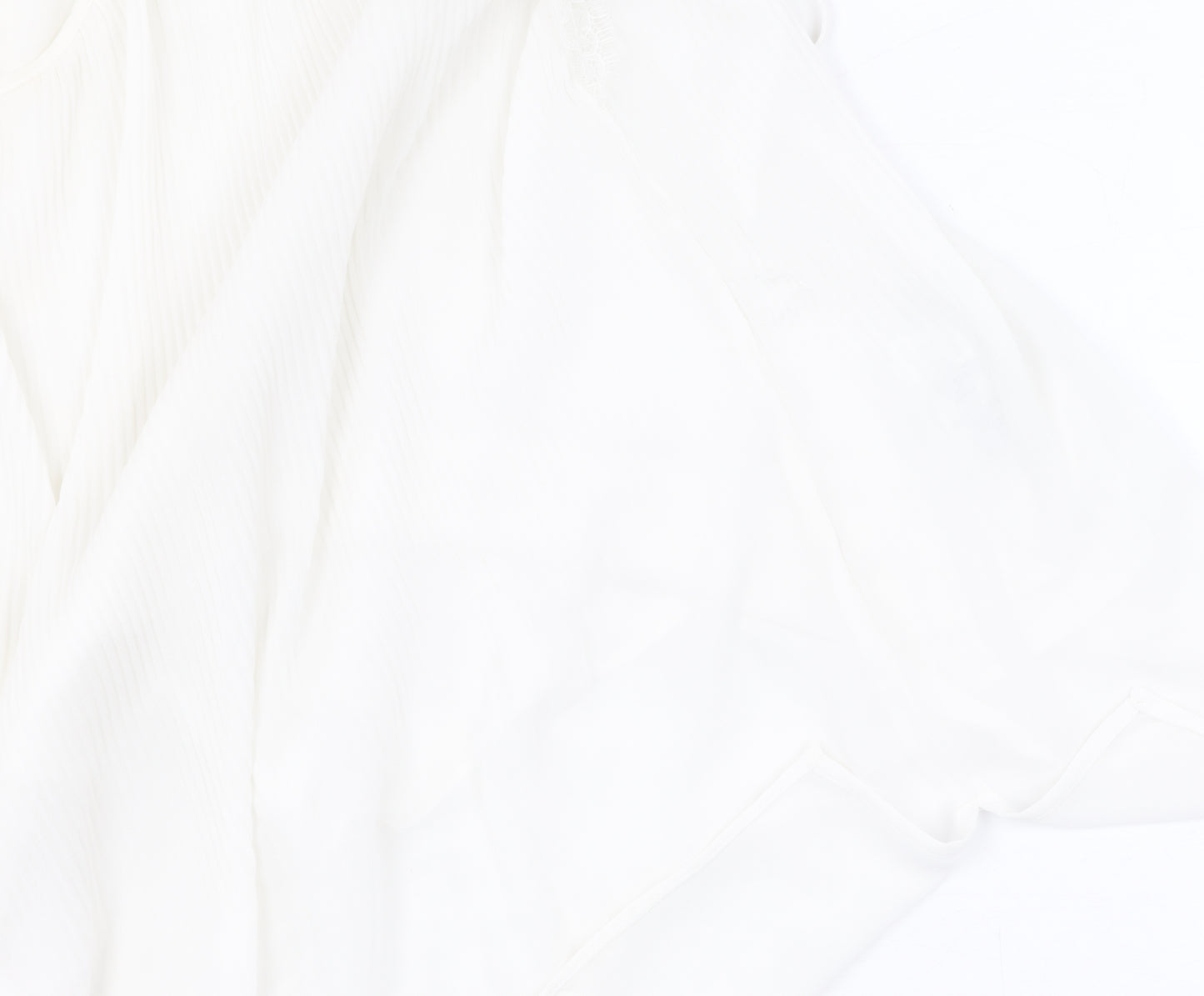 Next Women's White Sleeveless Blouse Size 16 Classic