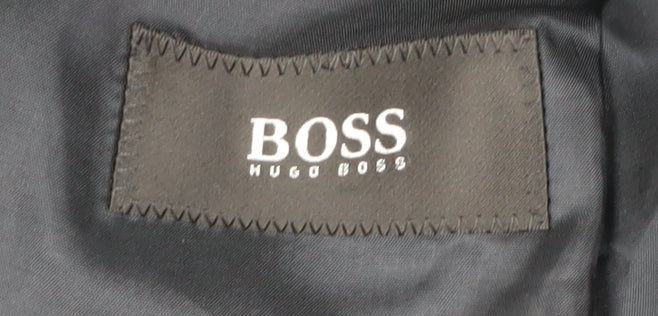 Hugo Boss Men's Blue Blazer Jacket - Regular Fit, Size 40