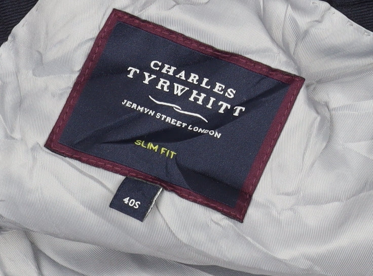 Charles Tyrwhitt Men's Blue Blazer 40S