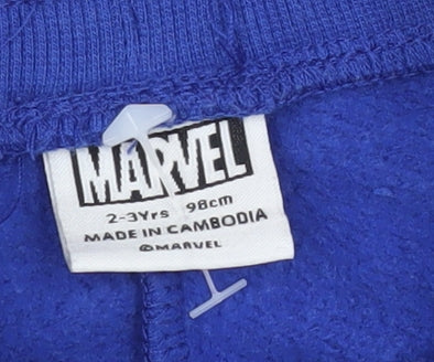 Marvel Boys Blue Spider-Man Sweat Shorts 2-3 Years